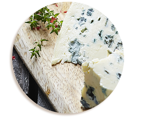 Blauschimmelkäse kann auch als Raclette-Käse verwendet werden