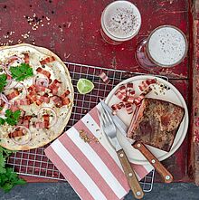 Rezept für Elsässer Flammkuchen mit Brunch