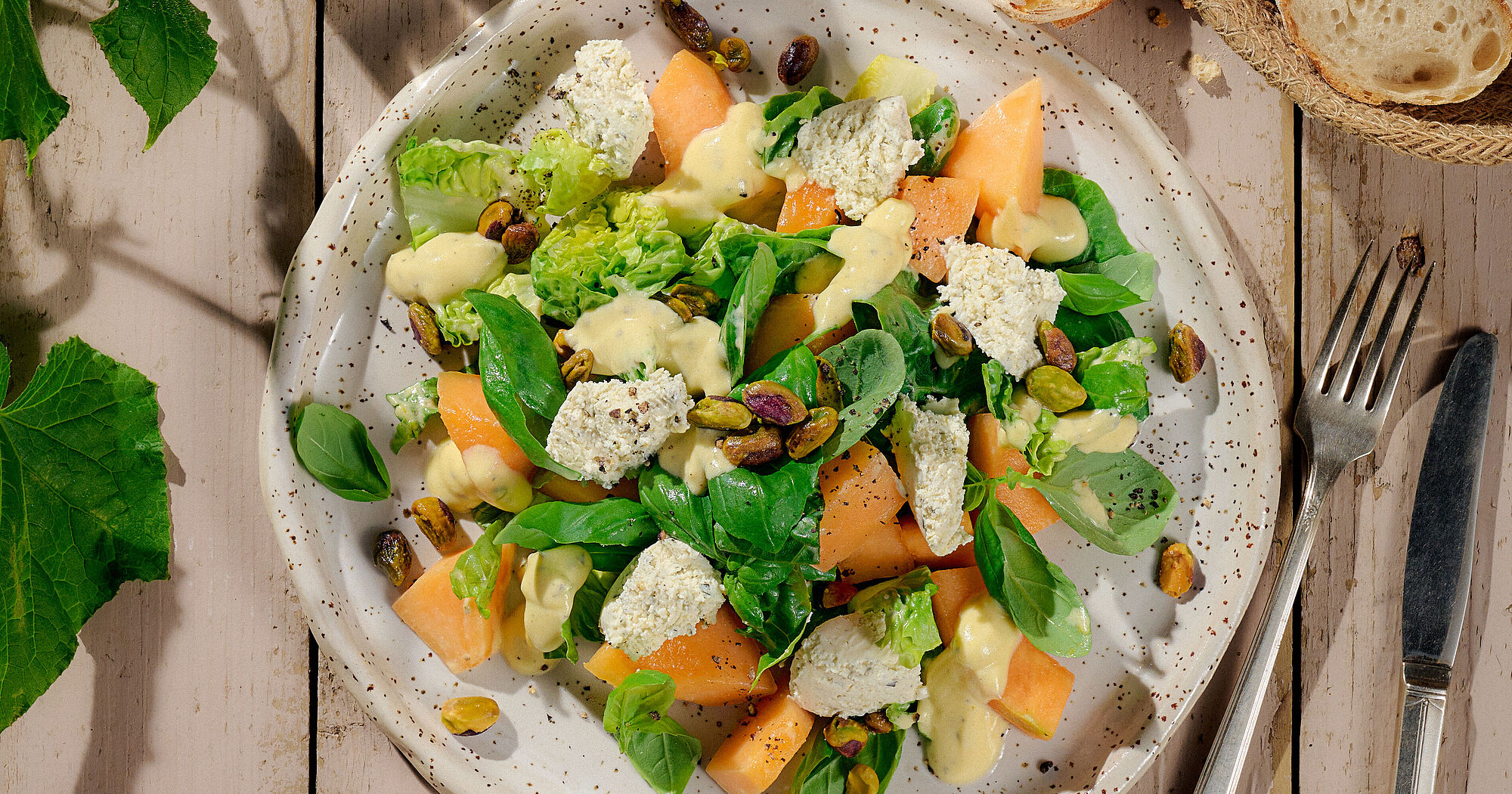 Rezept für einen sommerlichen Melonensalat