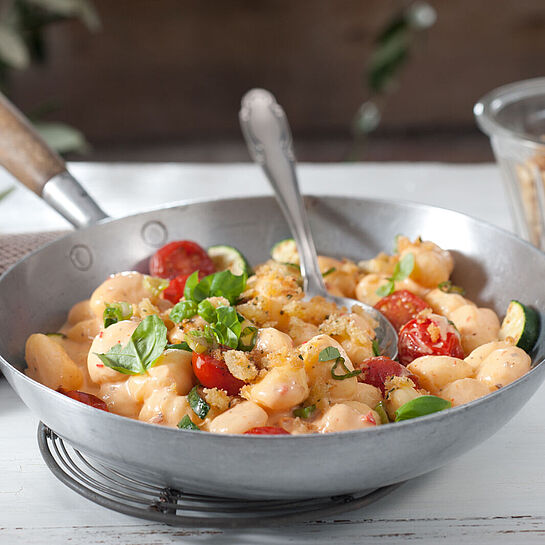 Gnocchi in cremiger Tomaten-Sauce - immer ein Genuss