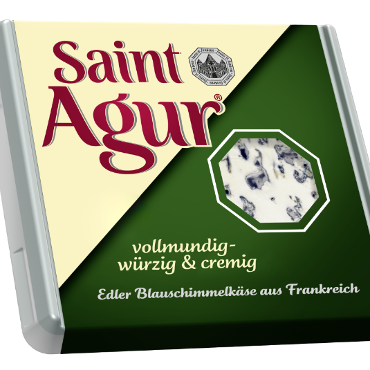 Saint Agur Stück 125 g packshot