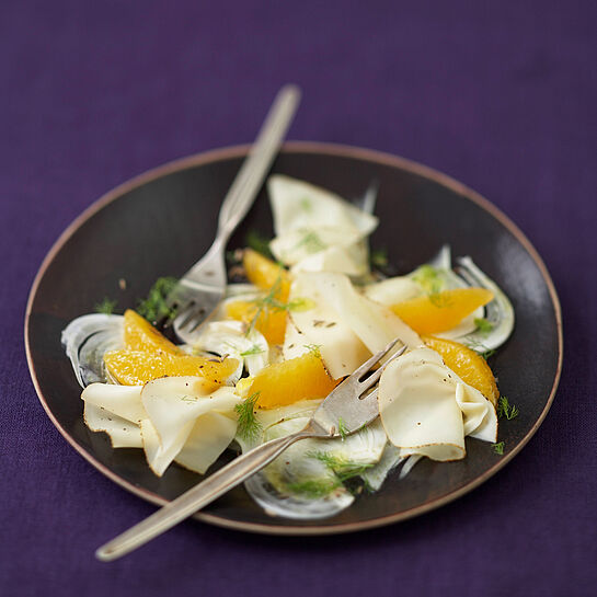 Fenchel-Käse-Carpaccio - immer ein Genuss