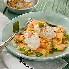 Erfrischender Melonensalat mit Bresso Meersalz - genussvoll kochen