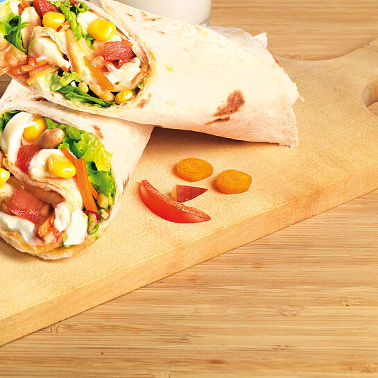 Wrap-Snack - leckere Rezeptidee