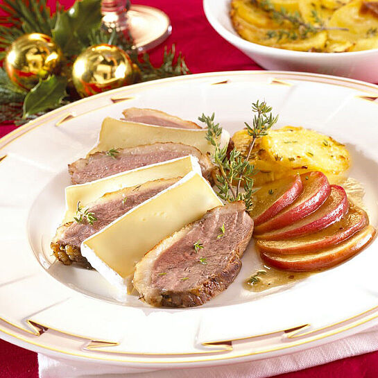 Knusprige Entenbrust mit Thymian - genussvoll kochen