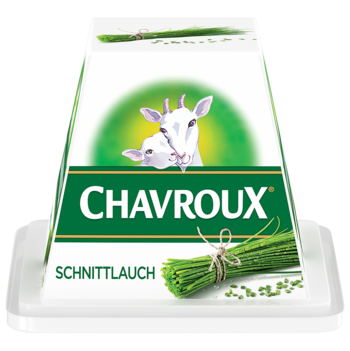 Chavroux packshot Pyramide Frischkäse Schnittlauch