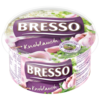 Bresso Produkt packshot Frischkäse Becher feiner Knoblauch