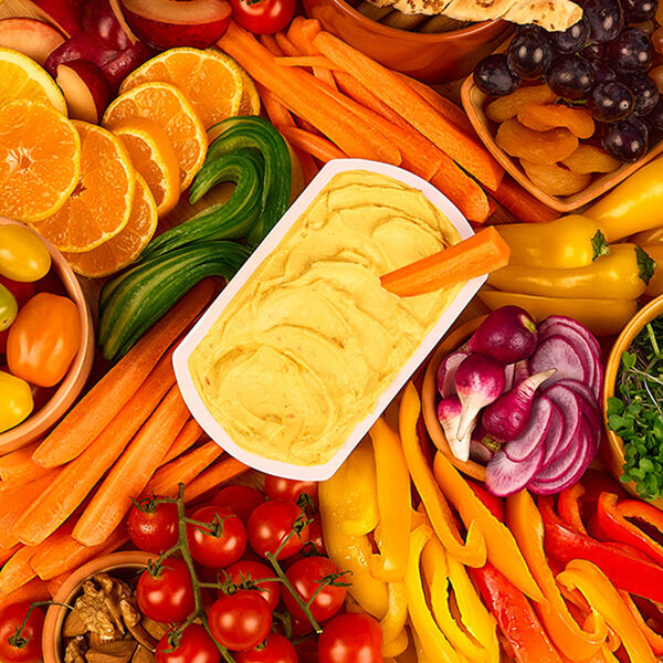 Fruchtiges Curry Gemüseplatte