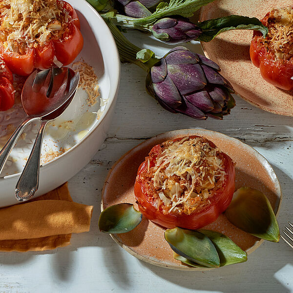 Rezept für gefüllte Grilltomaten