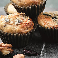 Rezept für Mini Muffins mit Saint Agur 