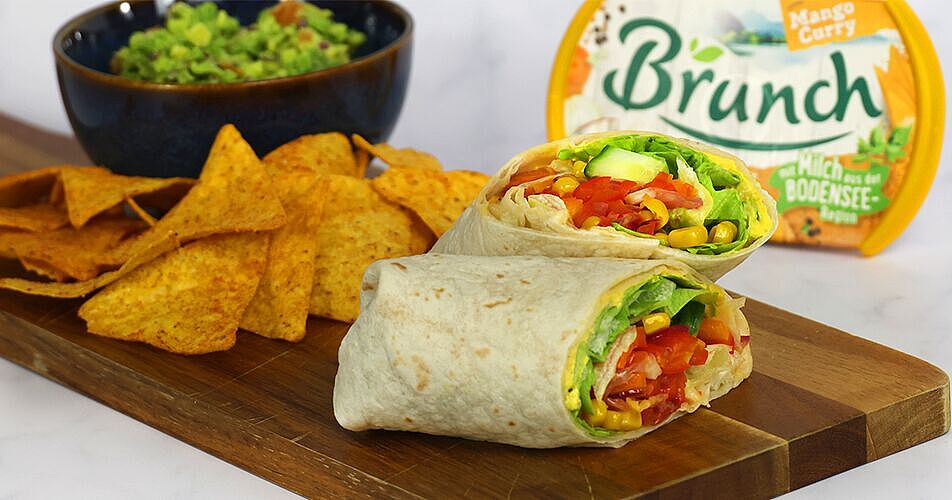 Bunter Gemüse Wrap