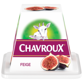 Chavroux packshot Pyramide Frischkäse Feige Chavroux packshot Pyramide Frischkäse Feige