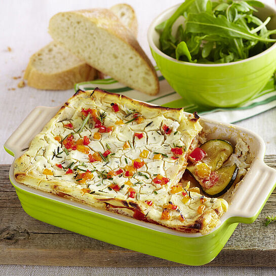 Lasagne vegetarisch - leckere Rezeptidee