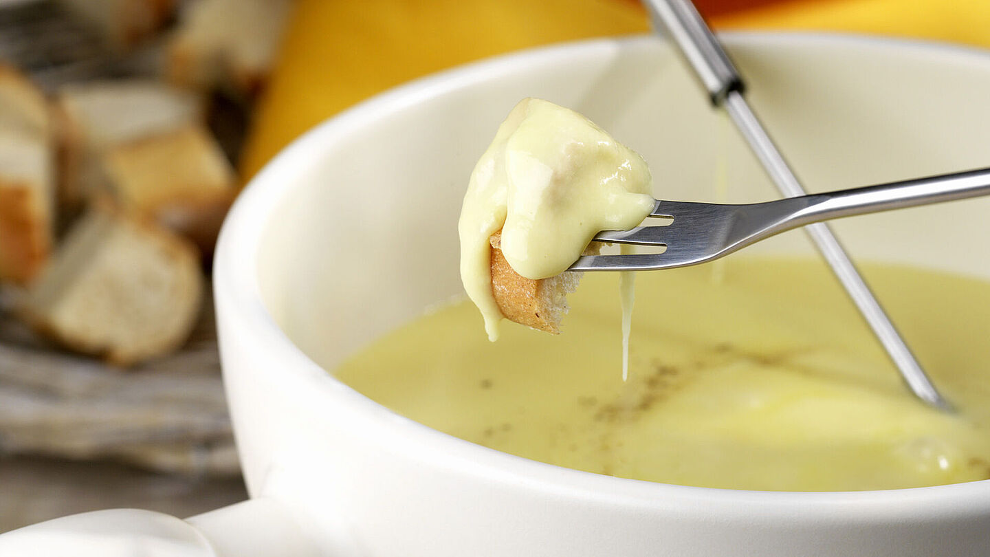 Fondue Savoyarde mit „Fol Epi“ - leckere Rezeptidee