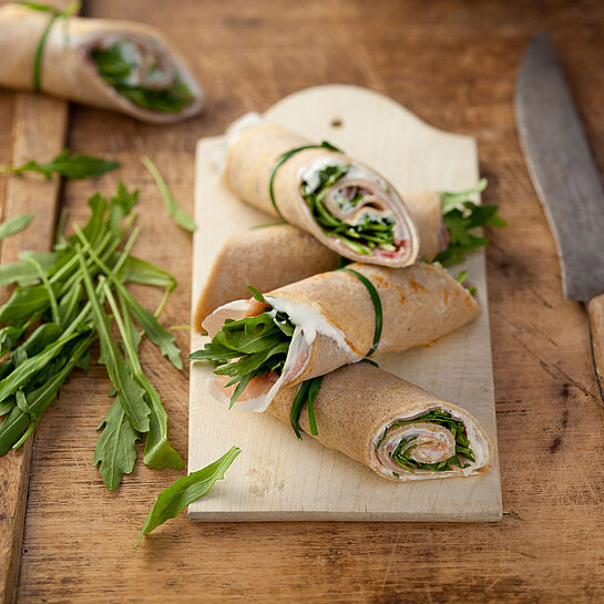 Würzige Galettes gefüllt - leckere Rezeptidee