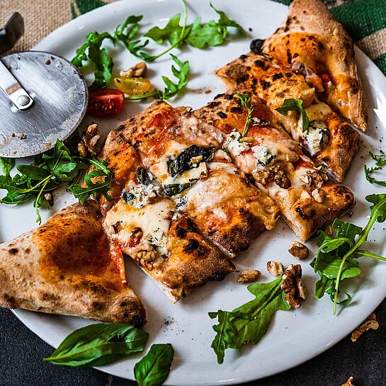 Rezept für Calzone mit Saint Agur