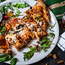 Rezept für Calzone mit Saint Agur