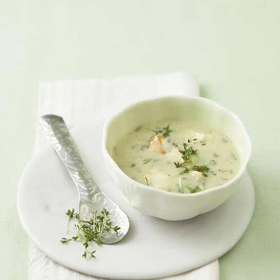 Kresserahmsuppe - immer ein Genuss