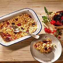 Leckere süße Cannelloni mit Waldbeeren und Brunch Zarte Blüte! Fruchtig, frisch und einfach nachzukochen