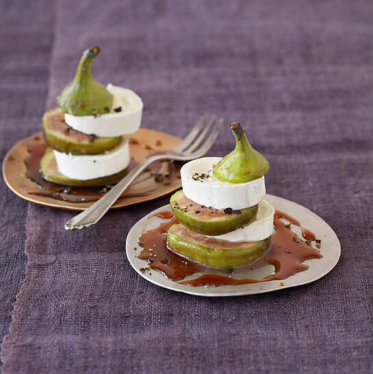 Käse-Feigen mit Balsamico-Karamell - immer ein Genuss
