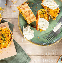 Rezept für Süßkartoffel-Brunch-Strudel