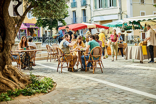 BRESSO provenzalischer Markt in der Provence