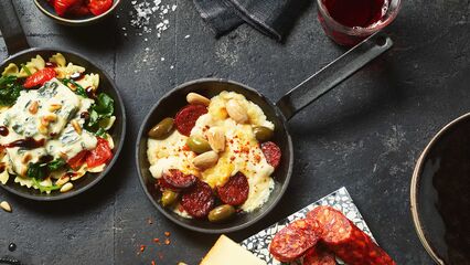 Feuriges Raclette mit Chorizo