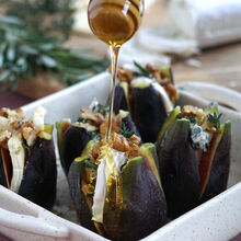 Rezept Gebackene Feigen mit Käse und Honig