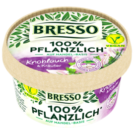 BRESSO 100% PFLANZLICH Knoblauch &amp; Kräuter