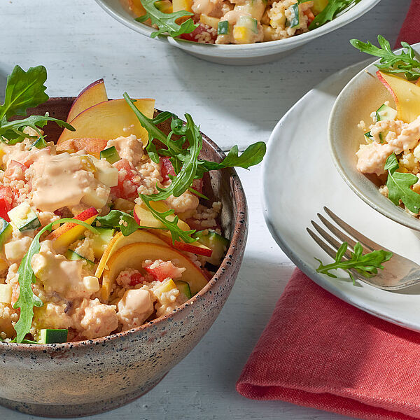 Rezept für cremigen Bulgur-Salat