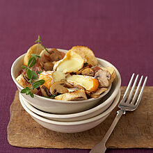 Leckere Rezeptidee: Herbst-Auflauf mit Pilzen 