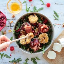 Panierter Chavroux Salat