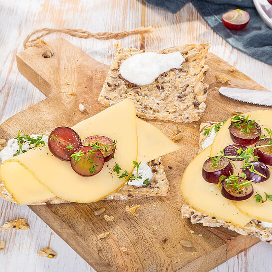 Rezept für Fitness-Knäckebrot mit Skyr