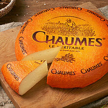 Chaumes Produkt Theke Käselaib