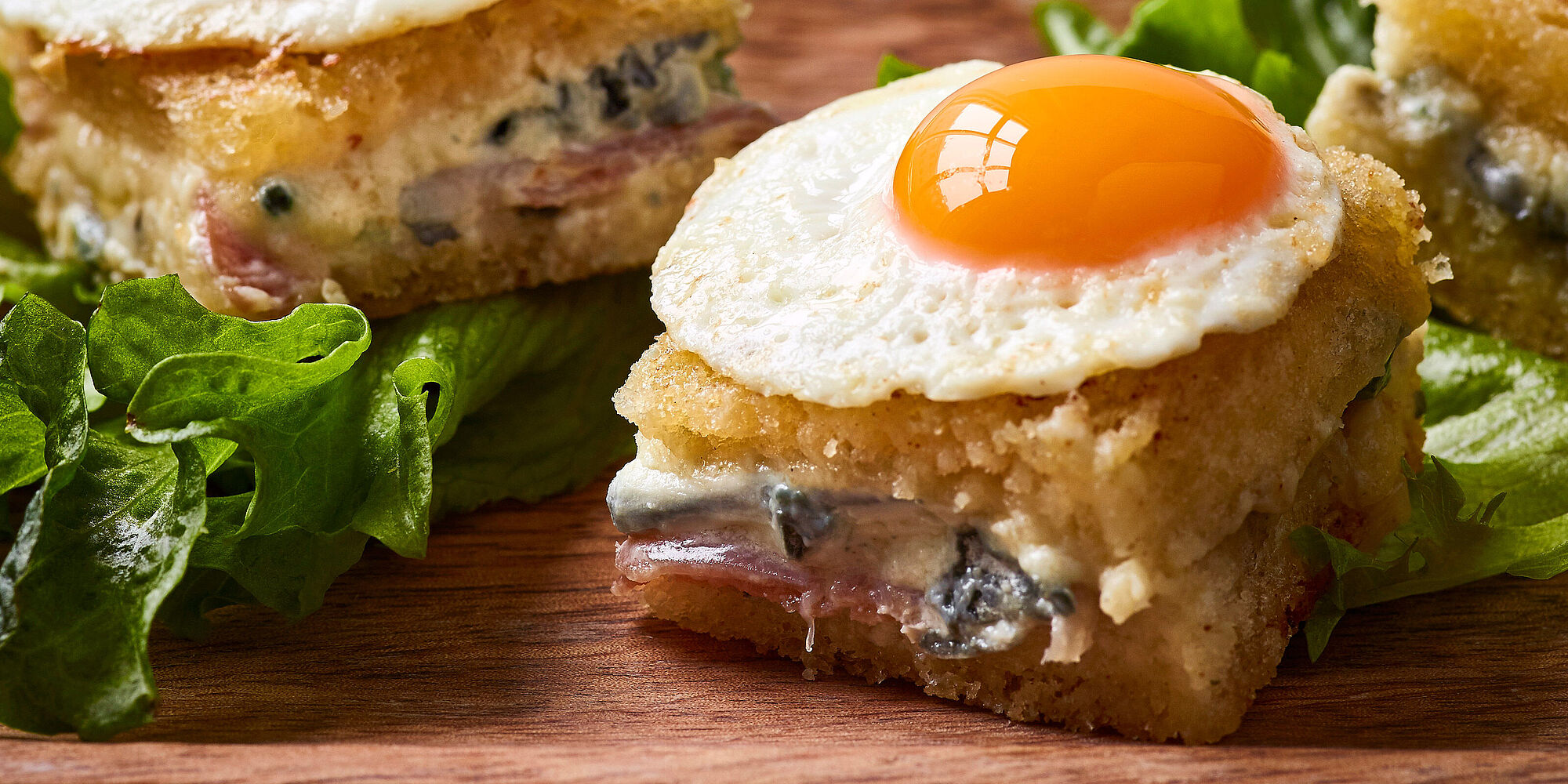 Mini Sandwiches mit Saint Agur Mini Sandwiches mit Saint Agur