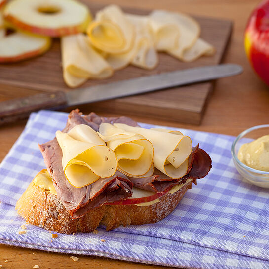 Fruchtig würziges Käsebaguette - genussvoll kochen