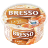 Bresso Produkt packshot Frischkäse Becher Lachs Kren Meerrettich Bresso Produkt packshot Frischkäse Becher Lachs Kren Meerrettich
