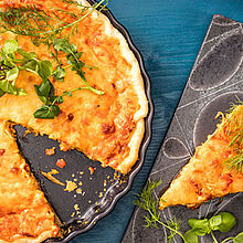 Rezept Tomate-Paprika-Chorizo-Quiche