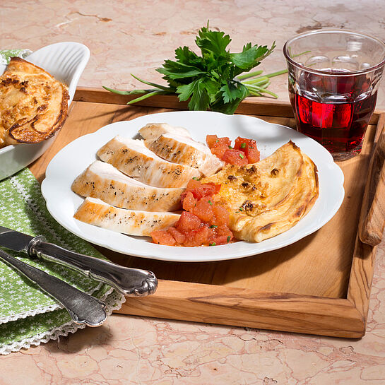 Tolle Rezeptidee - Überbackene Pfannkuchen