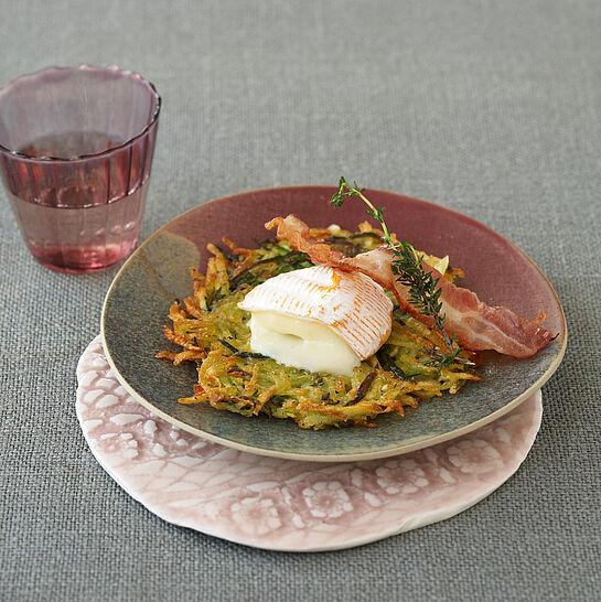Knusprige Kartoffel-Zucchini-Rösti - genussvoll kochen