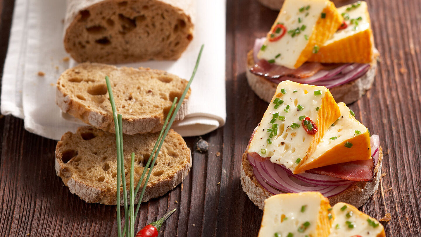 Französische Mini-Sandwiches - leckere Rezeptidee