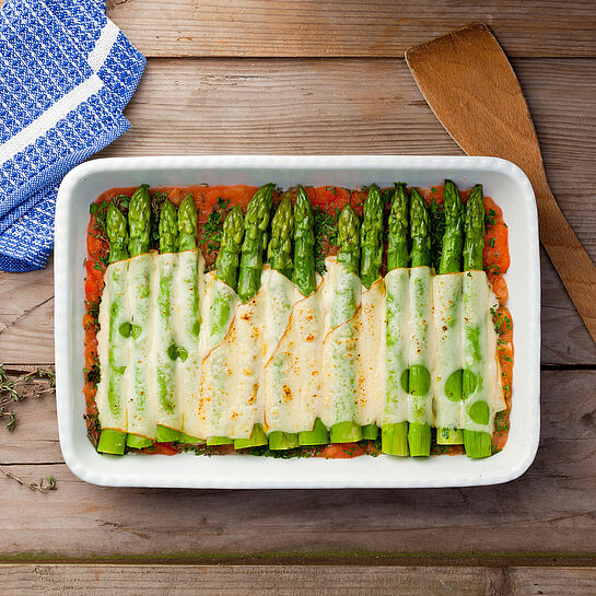 Überbackener Spargel - leckere Rezeptidee