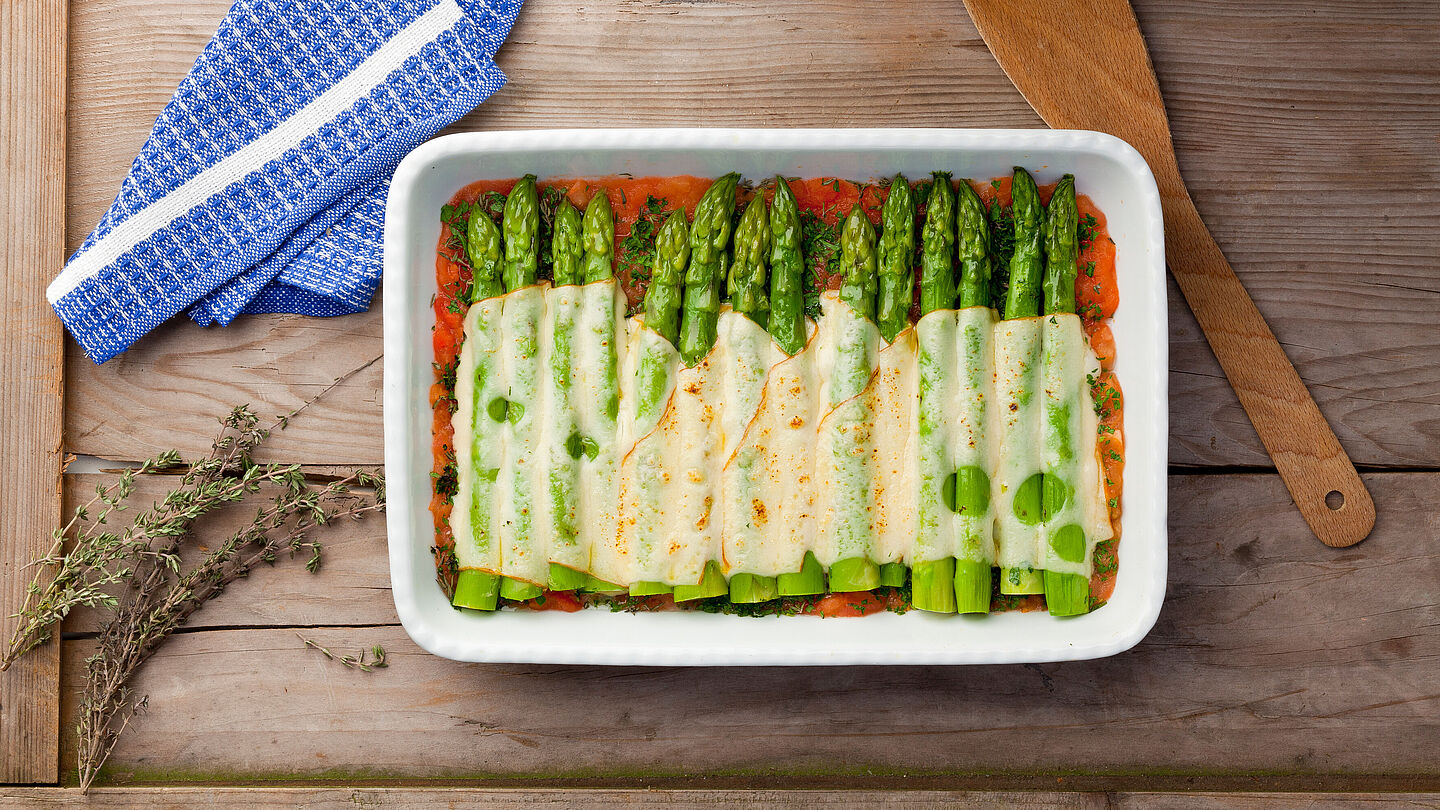 Überbackener Spargel - leckere Rezeptidee